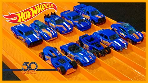 Hot Wheels 50th Race Team Series Race And Review Youtube
