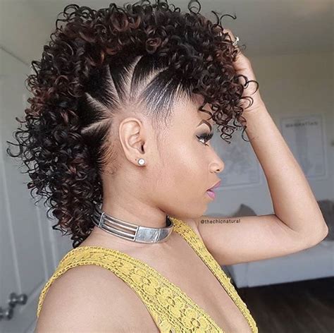 Super cute fauxhawk @thechicnatural - Black Hair Information
