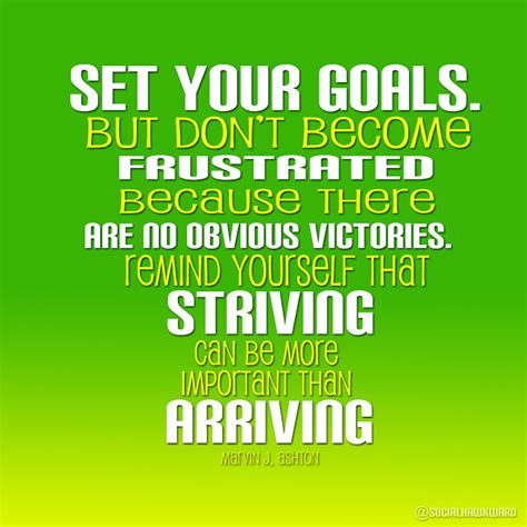 Striving For Your Goal Quotes Quotesgram
