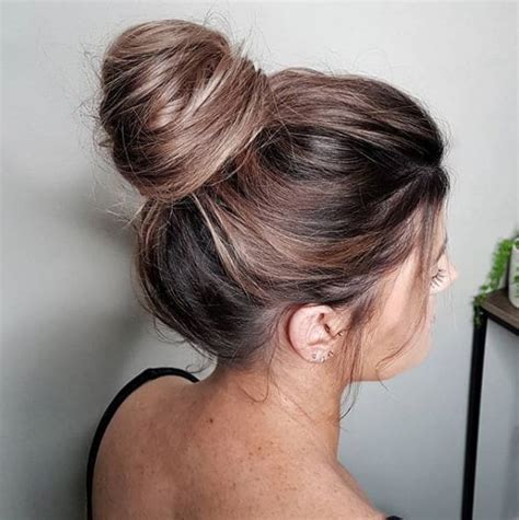 Most Searched Messy Bun Hairstyles Long Hair Top Knot Bun Hairstyle