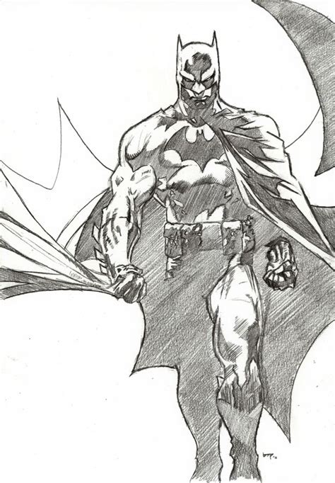 Jim Lees Batman By Bensonput On Deviantart Batman Drawing Jim Lee