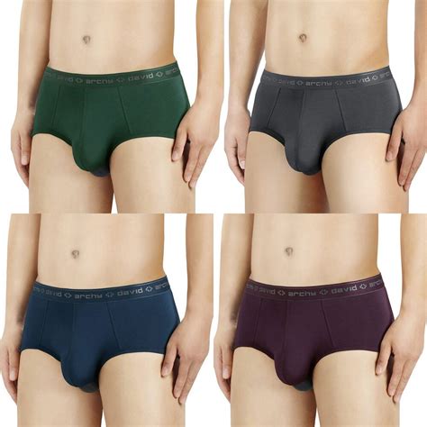 David Archy Sexy Mens Soft Micro Modal Separate Pouch Underwear Briefbriefs Aliexpress