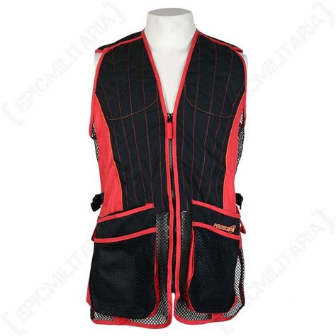 Skeet Shooting Vest Evo Red Hunting Clothes Skeet Shooting Clothes