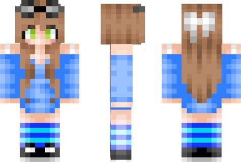 Gallery For Girl Minecraft Skins Front And Back