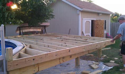 Deck (building) - Building A Deck Around A Pool - Build Information Center