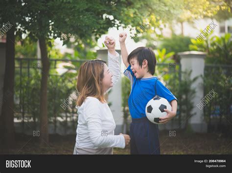 Asian Mother Son Image And Photo Free Trial Bigstock