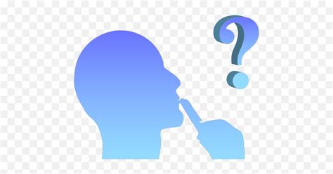 Deep Thought Man Silhouette Vector Thoughts Clipart Emojidrawn