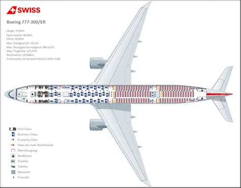 Swiss Boeing 777 300er Seat Map 常旅客