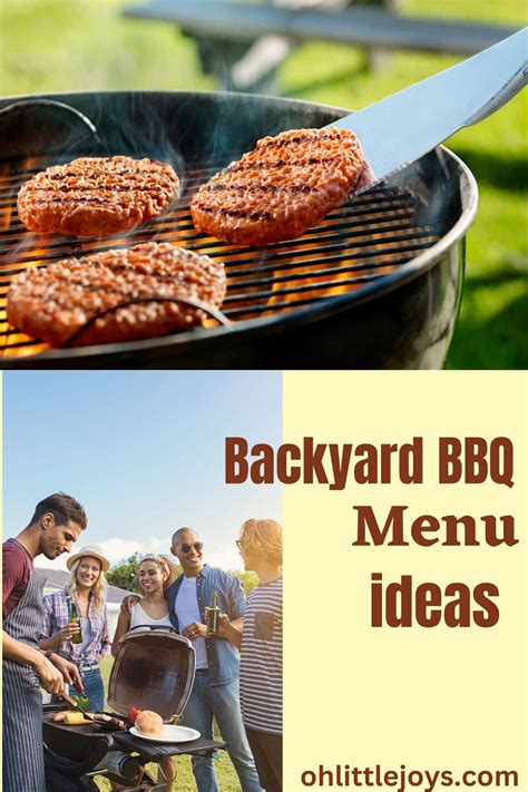 Backyard Bbq Menu Ideas For Your Next Cook Out Oh Little Joys