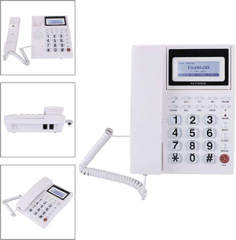 Landline Telephoneoptional Rings With Lcd Screen Displaywired Phone