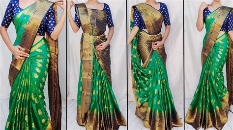 Silk Saree Draping In Four Traditional Bridal Stylesbridal Saree