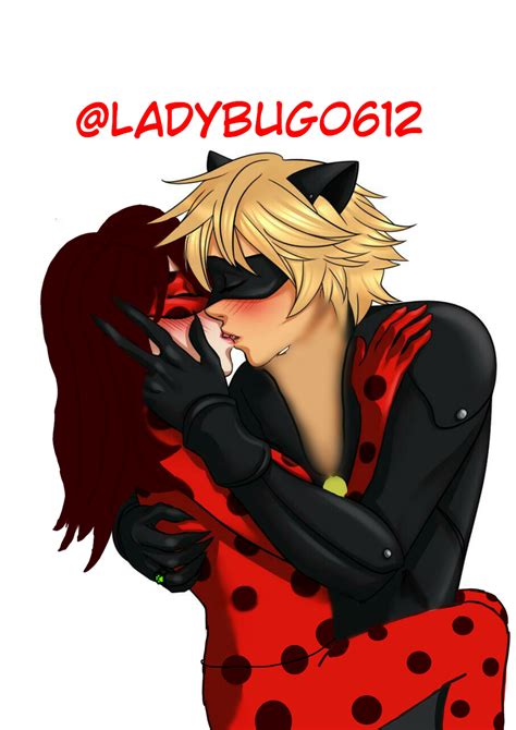 Ladybug And Cat Noir Kissing Drawings
