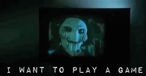 Saw Play A Game Gif Saw Play A Game Jigsaw Discover Share Gifs