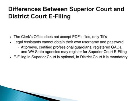 Ppt Superior Court Clerks Office E Filing Powerpoint Presentation
