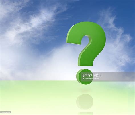 Question Mark In The Sky High Res Stock Photo Getty Images