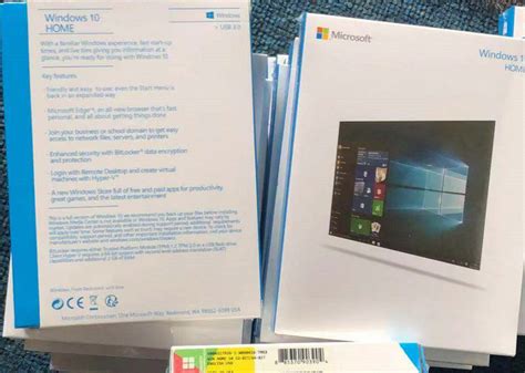 Home Computer Microsoft Windows 10 Professional Oem 64 Bits Retail Box