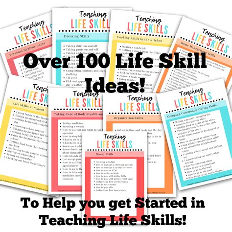 Life Skills Ideas Course Display Image Teaching Life Skills