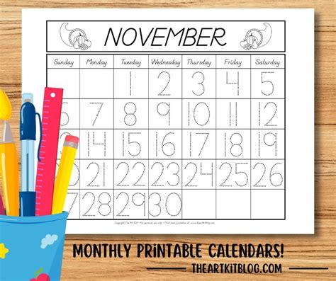 November 2022 Dated Calendar Coloring Page Free Printable Download