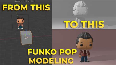 Modeling My Own Funko Pop In Blender Youtube
