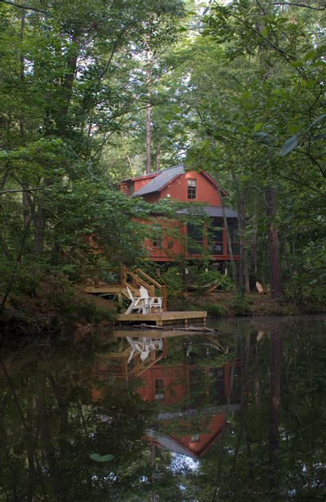 Carolina Jessamine Cabin Pine Mountain Georgia Rustic Exterior