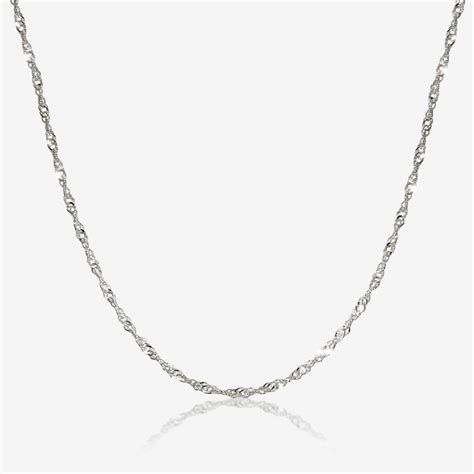 Baking soda and aluminum foil add boiling water and baking soda to a bowl layered with aluminum foil. Sterling Silver 18" Singapore Chain Necklace
