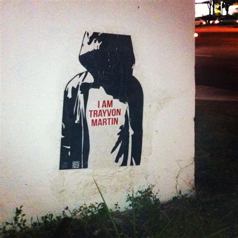 This page is to honor the life of trayvon martin if that's not what your here for then leave the page. I AM TRAYVON MARTIN wheatpasted by theKwak | Sticker street art