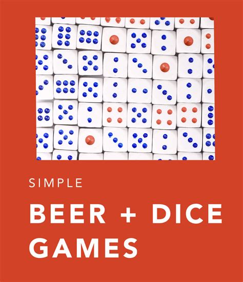 13 Best Dice Drinking Games Fun Party Pop Drinking Dice Games