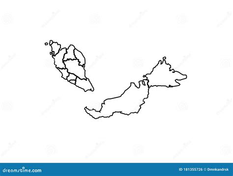 Malaysia Map Draw