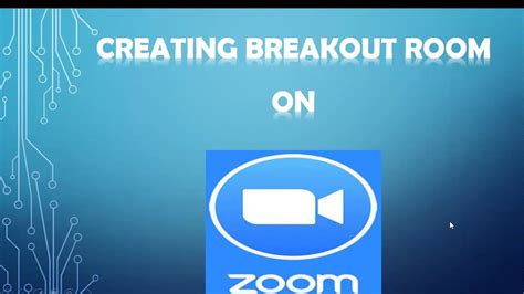 It may be that students need to work in tutorial groups or they have breakout rooms can be used multiple times in the same meeting. Creating breakout rooms on Zoom - YouTube
