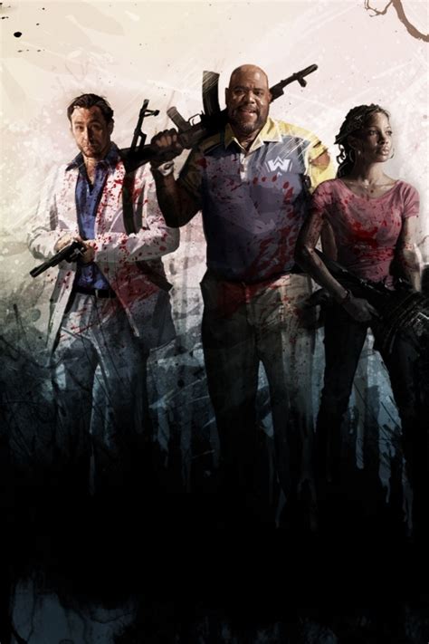 Left 4 dead 2 video games zombies wallpapers hd desktop and. 640x960 left 4 dead, characters, faces iPhone 4, iPhone 4S ...