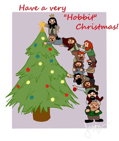 have a happy hobbit christmas by ifroggirl on deviantart the hobbit happy christmas