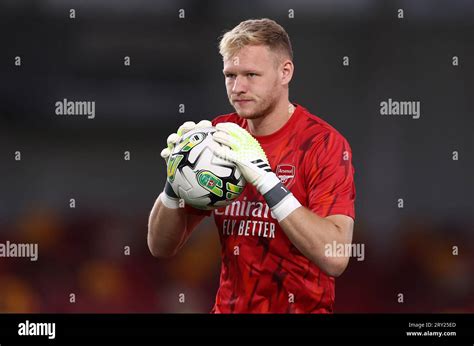 London England 27th September 2023 Aaron Ramsdale Of Arsenal During