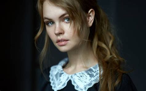 Woman Model Black And White Snow Hood Anastasiya Scheglova Hd Wallpaper 18017 Wallpaper Bison