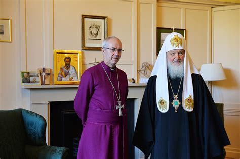 Three Rivers Episcopal Archbishop Welby And Patriach Kirill Agree To Focus On Shared Interests