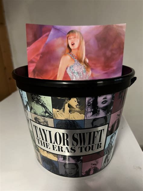 Taylor Swift The Eras Tour MOVIE POPCORN BUCKET POSTER EXCLUSIVE EBay