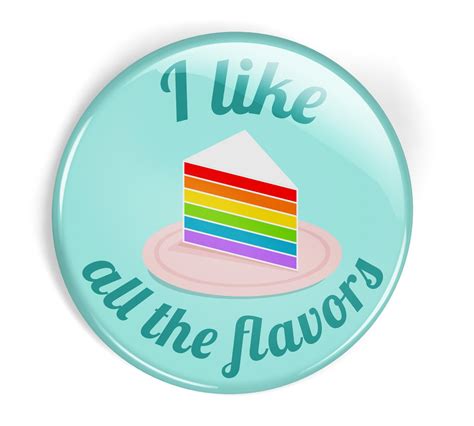 pride pin button bisexual pin button rainbow cake pin