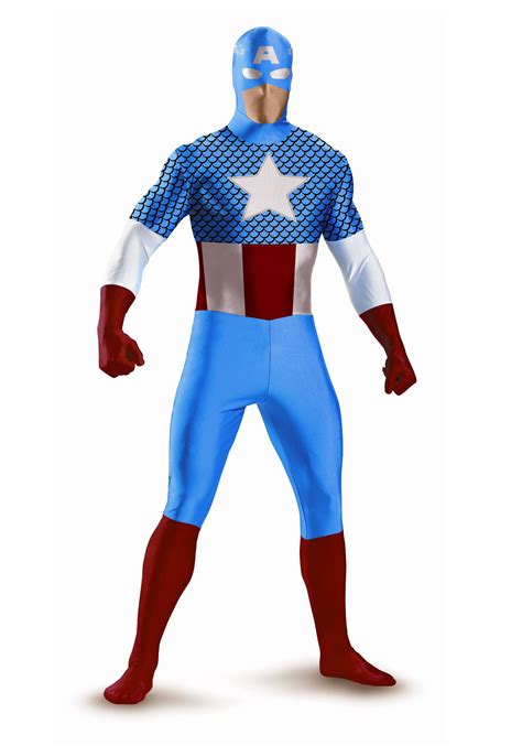 Captain America Bodysuit Costume Halloween Costume Ideas 2023