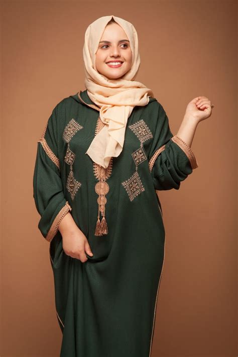 Moroccan Djellaba Long Dress For Women Moroccan Caftan Dress Etsy