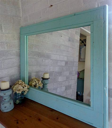 2023 Popular Blue Framed Wall Mirrors