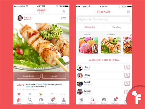 Recipe Sharing Social App UpLabs