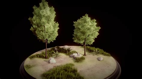 3d Model Low Poly Diorama Share And Download 3d Models At