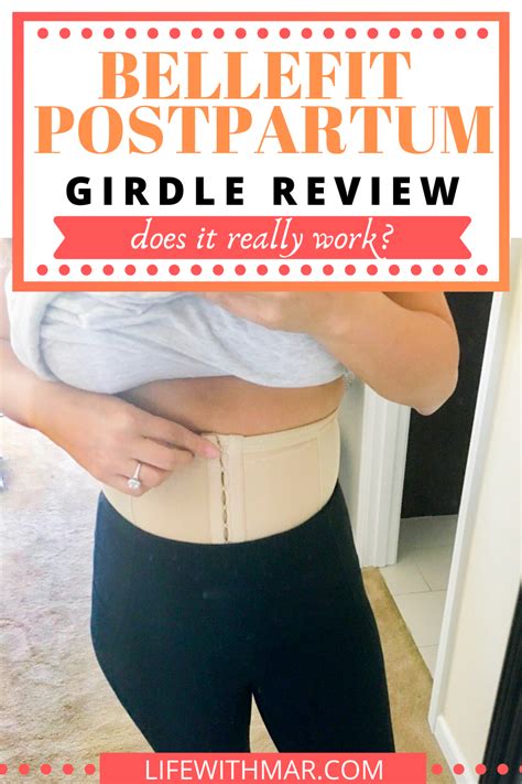 An Honest Bellefit Postpartum Girdle Review With Before And Afters