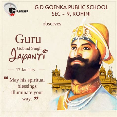Guru Gobind Singh Jayanti GD Goenka Rohini