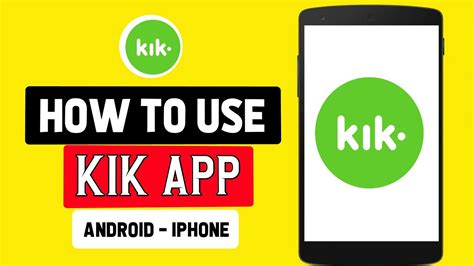 kik app how to use kik messenger [android iphone] youtube