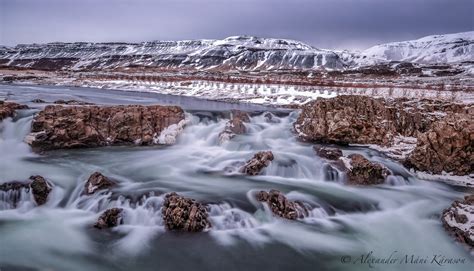 Wallpaper Landscape Waterfall Sea Rock Nature Snow Winter