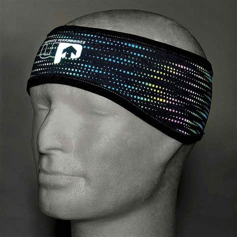 Ultimate Performance Reflective Running Earwamer Headband Black