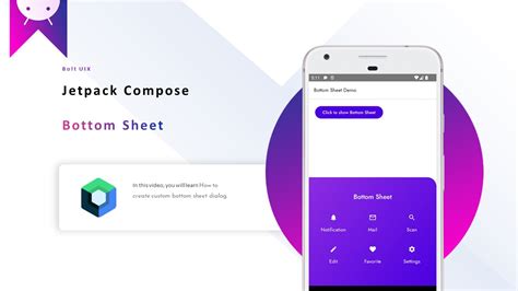 How To Create Bottom Sheet Dialog With Jetpack Compose