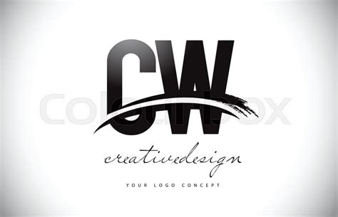 🍬rhubarb & custard🍬 hair by @cw_hair_design⁠ #returntocolour CW C W Letter Logo Design with Swoosh ... | Stock Vector ...