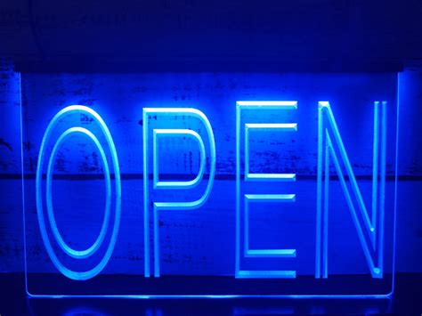 Open For Business Sign Light Signs Cave