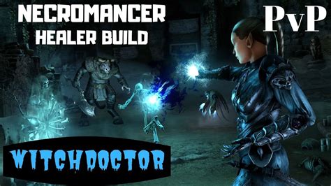Eso Necromancer Healer Build The Witchdoctor Pvp Youtube